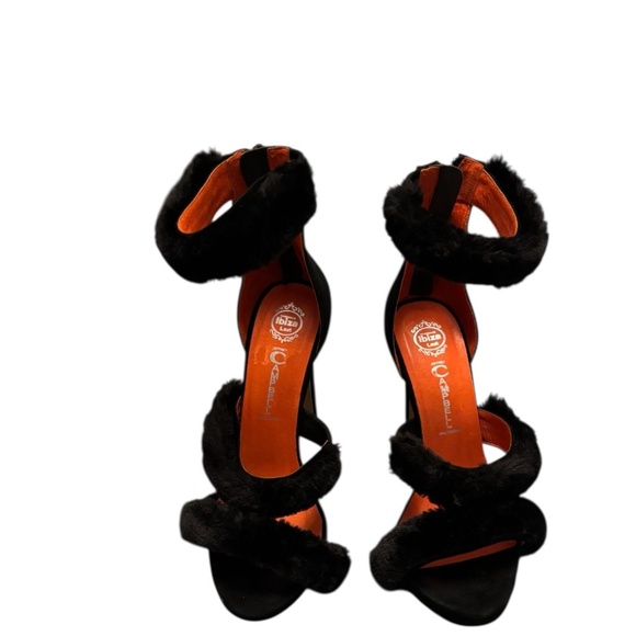Jeffrey Campbell Peludo Strappy Open Toe 6" Heels - Picture 1 of 2